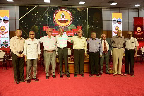The Director of IIT Madras and other distinguished guests at the Diamond Jubilee celebration (Pic: IITM)