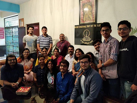 Prof Mydhili Nair and her team that worked to develop software