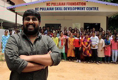 Phani with students | (Pics: S Senbagapandiyan)