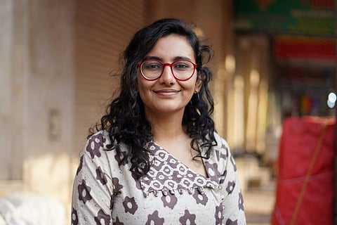 A final year student of Applied Linguistics at the University of Hyderabad, Drishti Nagda, started her stint with the typewriter in March 2018