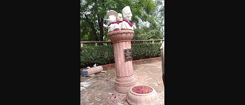 The busts those were installed on Tuesday