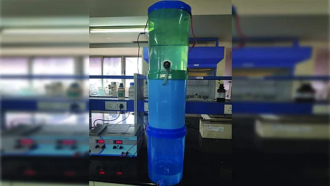 Apparatus for the removal of arsenic, iron and micro-organisms from contaminated water to make it safer to drink