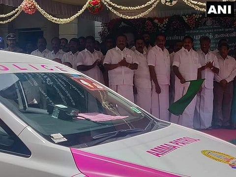 The vehicles were flagged off by the Chief Minister of Tamil Nadu