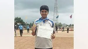 16-year-old Mysuru girl creates shot put record by winning gold in Under-16 category at Udupi's Inter District Championship