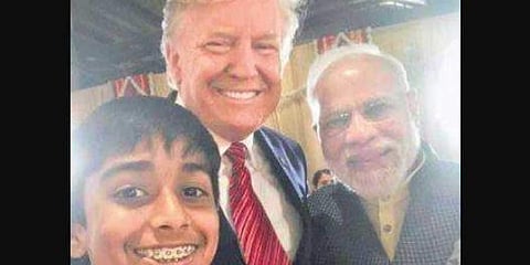 Satvik's selfie