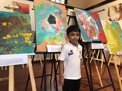 Virat Karan has exhibited his paintings in several places in Bengaluru