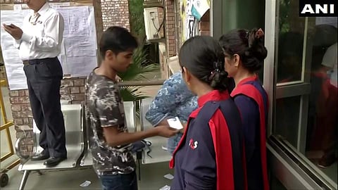 Students vote for the new union (Pic: ANI)