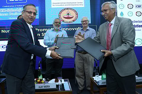 A still from the day the MoU was signed (Pic: IIT Madras)