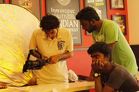 During the making of the short film En Aval