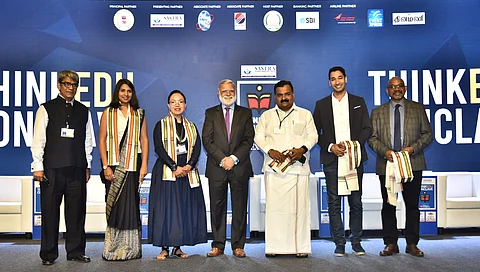 Vamsi Krishna spoke during the panel session, Jobs or Careers: Preparing the 21st Century Student