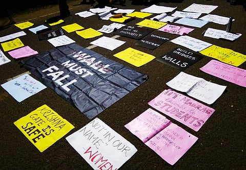The students have been protesting ever since the Gate was closed down last month