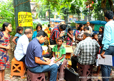 Chandra Sekhar Kundu is the mastermind behind the Footpath Dispensary initiative| Pic: FEED