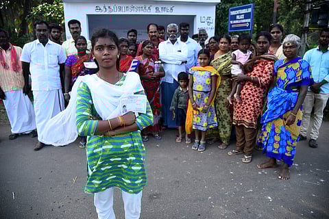 Saranya Kumari K won by a margin of 37 votes in Aathu Pollachi panchayat polls (Pic: A Raja Chidambaram)