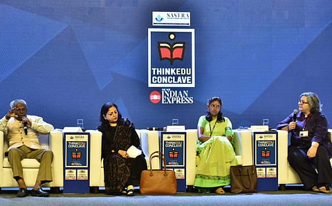 Panel on the topic ‘Who is an Indian: Is Hindi an Imposition?’ | Pic: Jawahar P