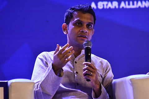 Rohan Murty speaking at the ThinkEdu Conclave| Pic: Ashwin Prasath