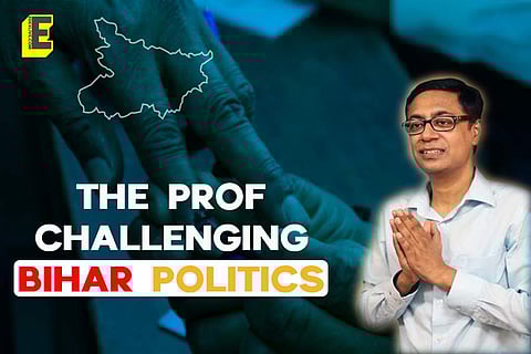 The teacher has now turned into a social servant and is making his journey towards being a politician with his own political outfit, Voxxs (Pic: EdexLive/Manish Barriarr)