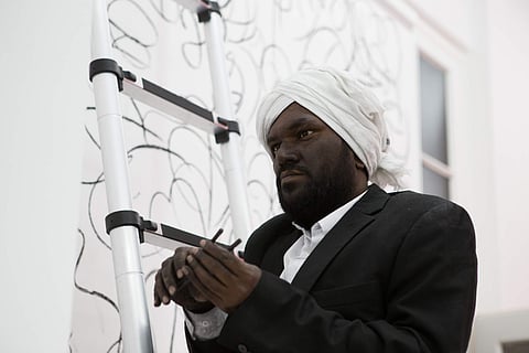 This is Sajan's first art show in Europe74_o