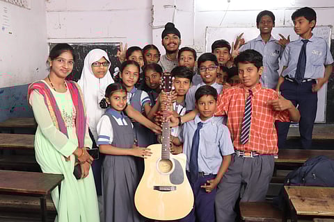 Up for a guitar class? | (Pic: Aikaarth Foundation)