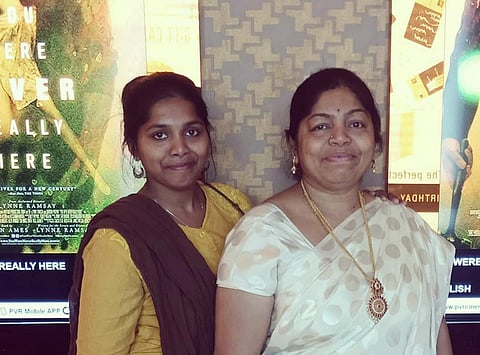 Daughter and mother in movie arms | (Pic: Bhavana Suroju)