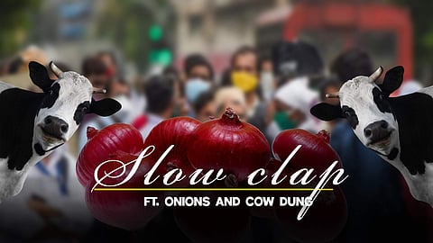 Onions and cow dung the only way (Pic: Edexlive)