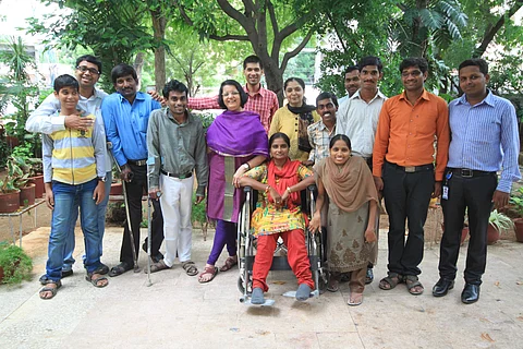 Y4J founder with happily employed alumni | (Pic: YRJ)