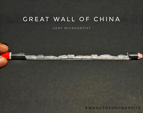 Carving of The Great Wall of China | (Pic: Uday Kumar Sangisetti)