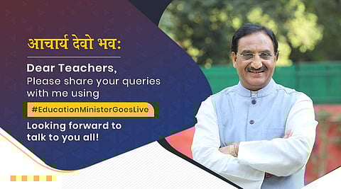 #EducationMinisterGoesLive webinar| Pic: Twitter