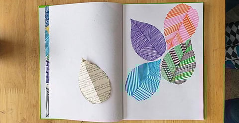 Example of visual journaling | (Pic: Manasa Jagiri)