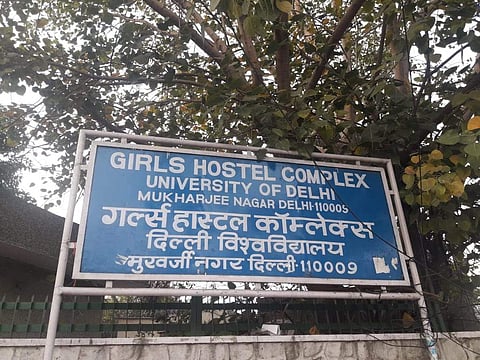 The girls hostel complies of DU (Pic: Sourced)