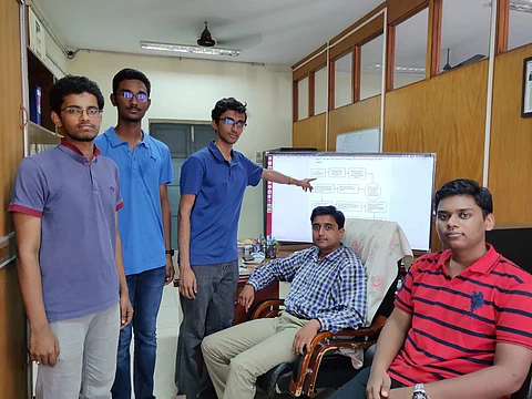 Dr Vishal with his team