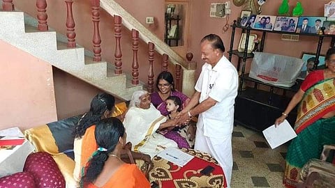 The Literacy Mission has congratulated the 105-year-old for her achievements