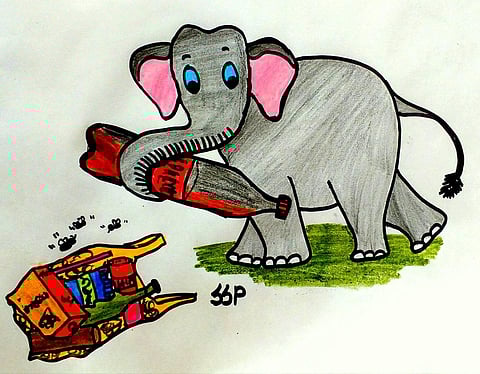Bhunte's cartoon