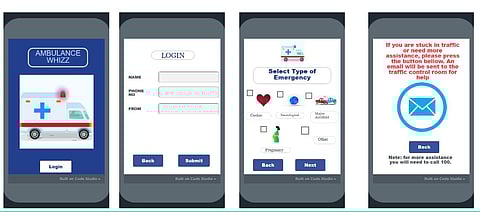 This is how the Brinda's app looks like