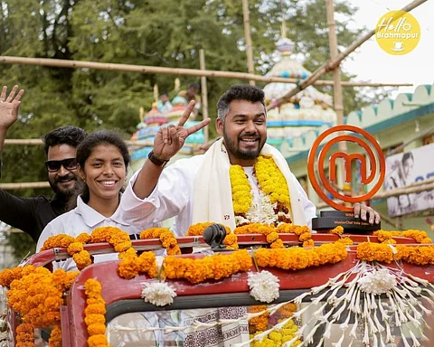 Abinas returning home | (Pic: Abinas Nayak)