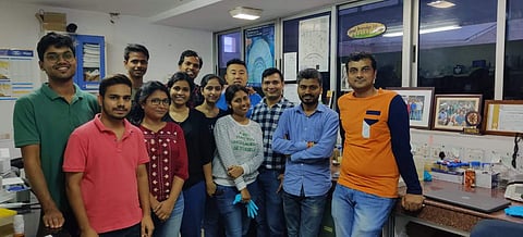 The IIT Guwahati team| Pic: IIT-G