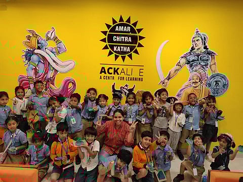 Deepika with participants at ACK Live (Pic: Deepika Bijawat)