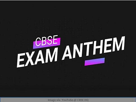 CBSE launches exam anthem| Pic: CBSE HQ YouTube