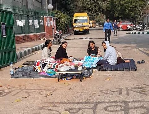 Women at the protest site (Pic: Sourced)
