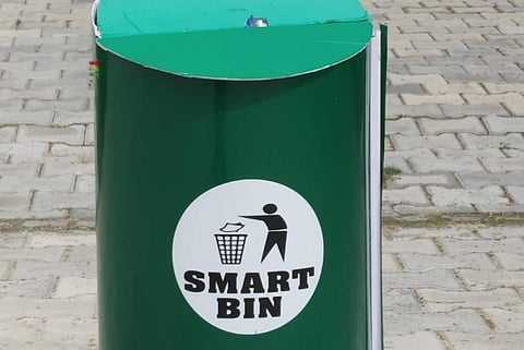 Smart dustbin Ally| Pic: LPU