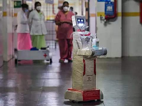 A similar robot that was launched in Chennai earlier (Pic: PTI)