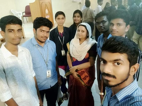 Gulshan Banu with her students (Pic: Sourced)