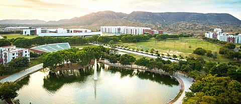 The university's campus in Jaipur