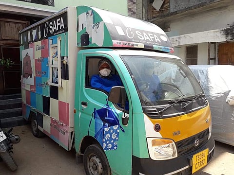 Safa delivering essentials| Pic: Safa Society