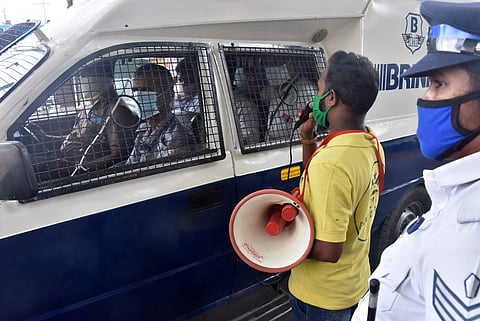 An FOP at work (Pic: U Rakesh Kumar)