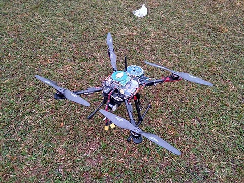 The drone the students had developed (Pic: Sourced)