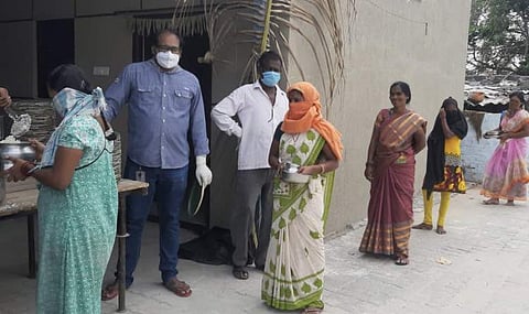 Maintaining social distance | (Pic: Raj N Janagam)