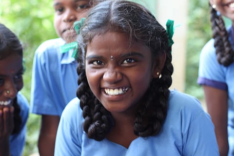 Manasa in her school