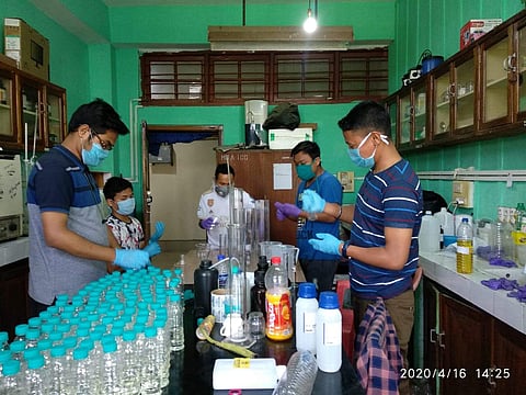The students have been staying at the guest house and working at the lab this entire month (Pic:Sourced)