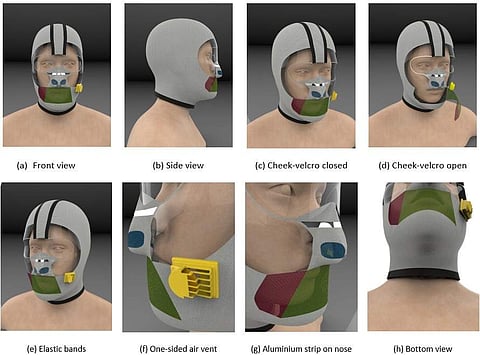 Prototype of the helmet (Pics: UPES)