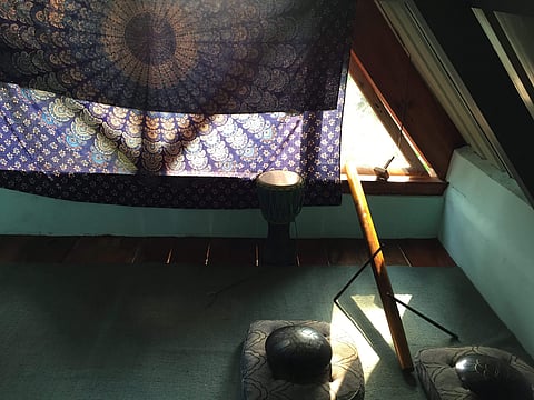 Karthik KM's work space (Pic: Karthik KM)